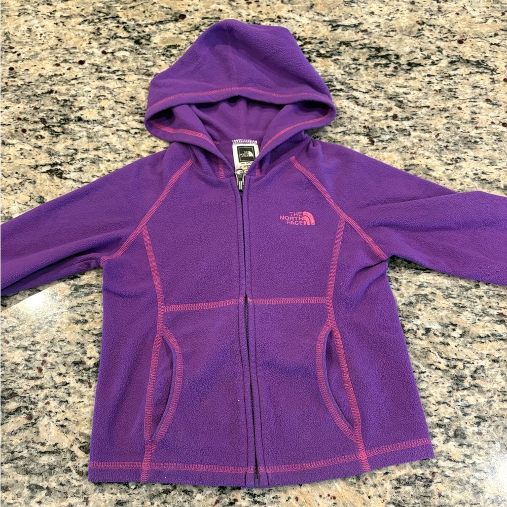 The North Face Vibrant Purple Fleece Jacket